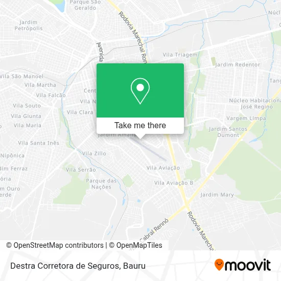 Destra Corretora de Seguros map