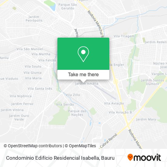 Condomínio Edifício Residencial Isabella map