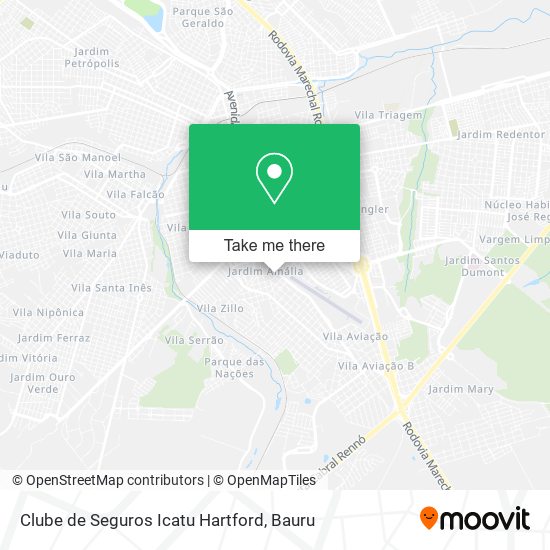 Clube de Seguros Icatu Hartford map