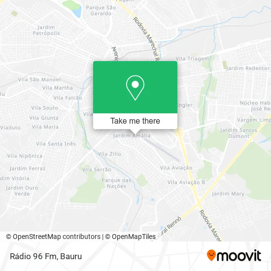 Rádio 96 Fm map