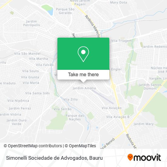 Mapa Simonelli Sociedade de Advogados