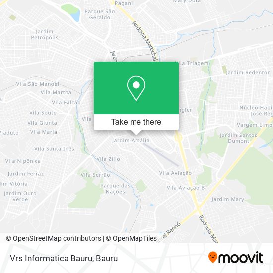 Vrs Informatica Bauru map