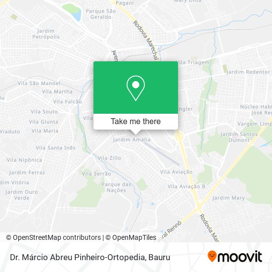 Dr. Márcio Abreu Pinheiro-Ortopedia map