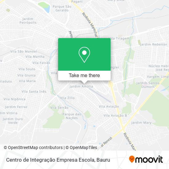 Centro de Integração Empresa Escola map