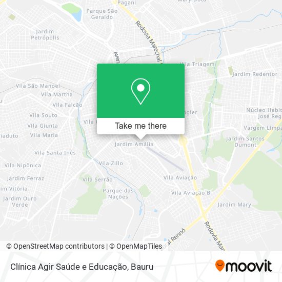 Clínica Agir Saúde e Educação map
