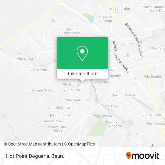 Mapa Hot Point Dogueria