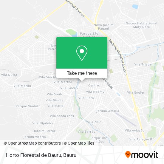 Horto Florestal de Bauru map