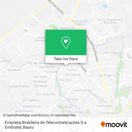 Empresa Brasileira de Telecomunicações S a Embratel map