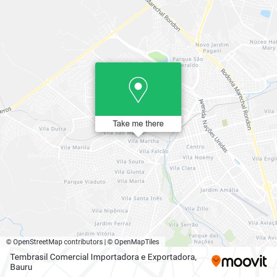 Tembrasil Comercial Importadora e Exportadora map