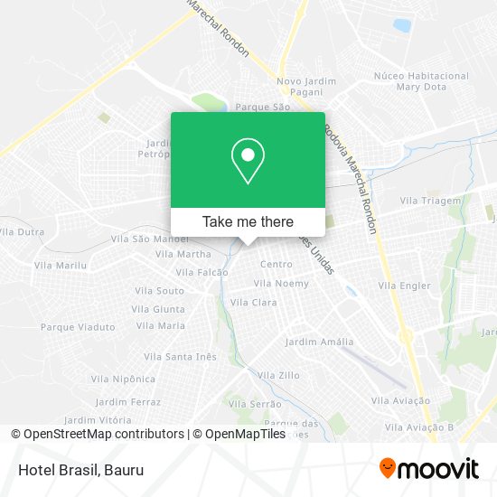 Mapa Hotel Brasil