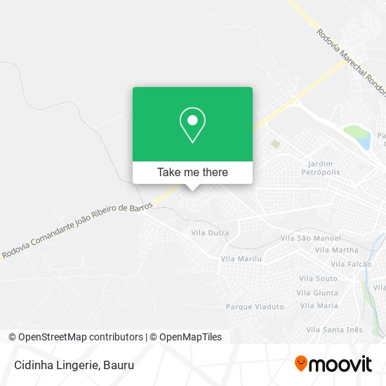 Mapa Cidinha Lingerie