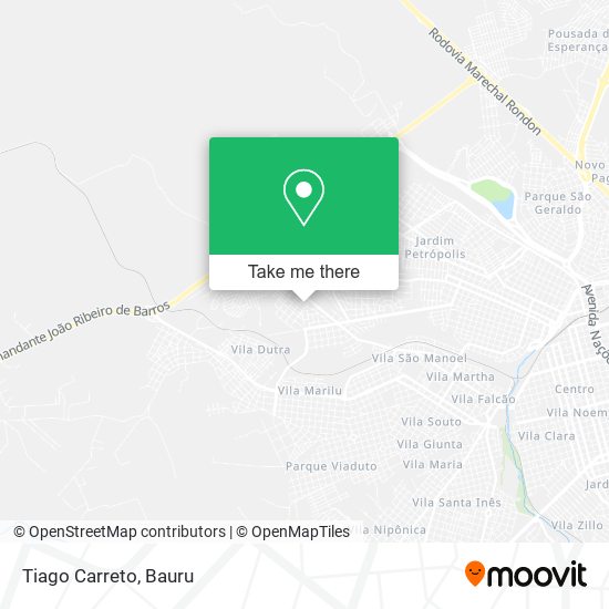 Mapa Tiago Carreto