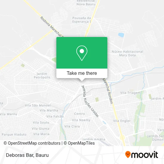 Deboras Bar map