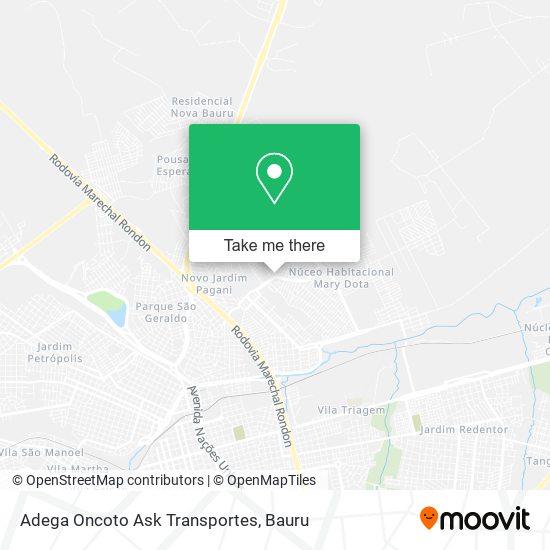 Adega Oncoto Ask Transportes map