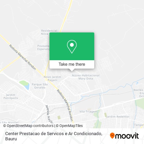 Mapa Center Prestacao de Servicos e Ar Condicionado