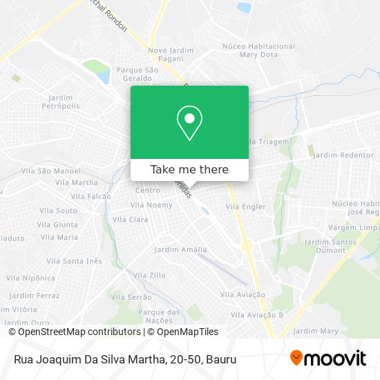 Mapa Rua Joaquim Da Silva Martha, 20-50
