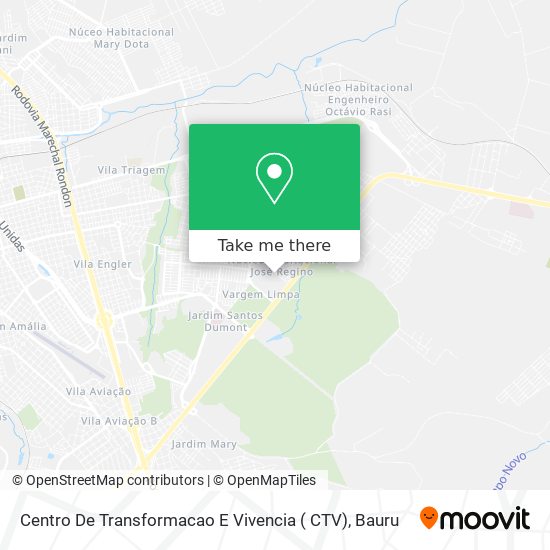 Centro De Transformacao E Vivencia ( CTV) map