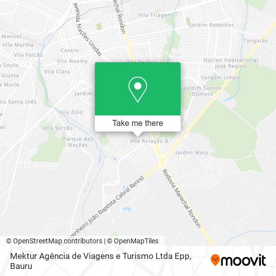 Mapa Mektur Agência de Viagens e Turismo Ltda Epp