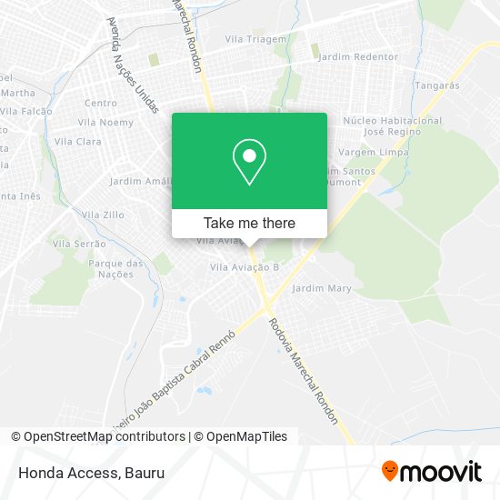 Honda Access map