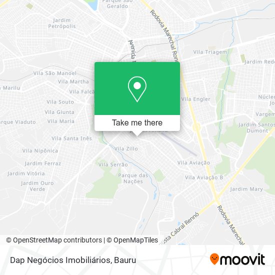 Dap Negócios Imobiliários map