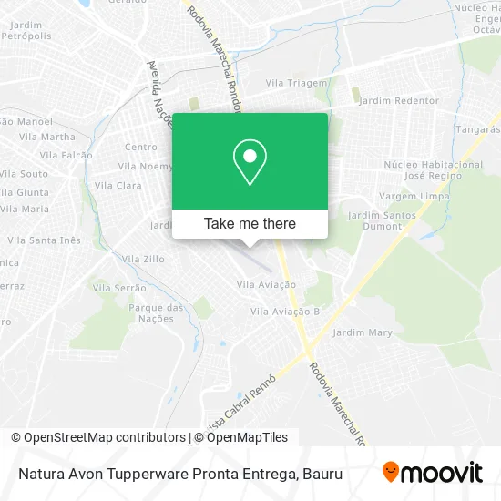 Natura Avon Tupperware Pronta Entrega map