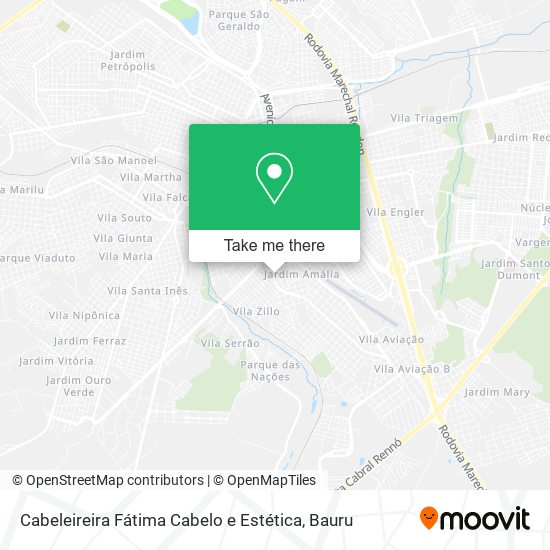 Cabeleireira Fátima Cabelo e Estética map