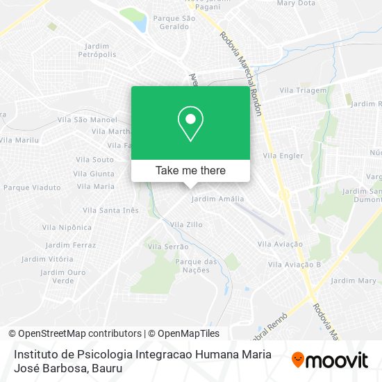 Instituto de Psicologia Integracao Humana Maria José Barbosa map