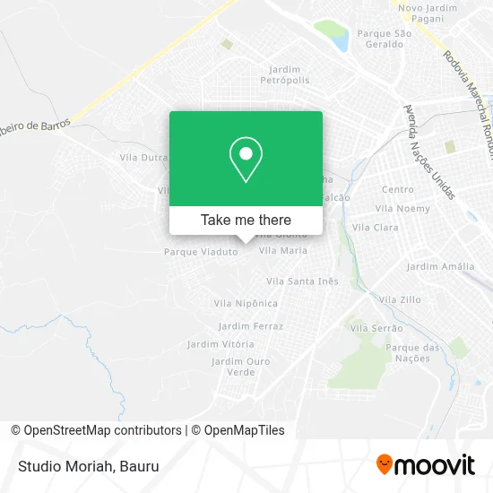 Studio Moriah map