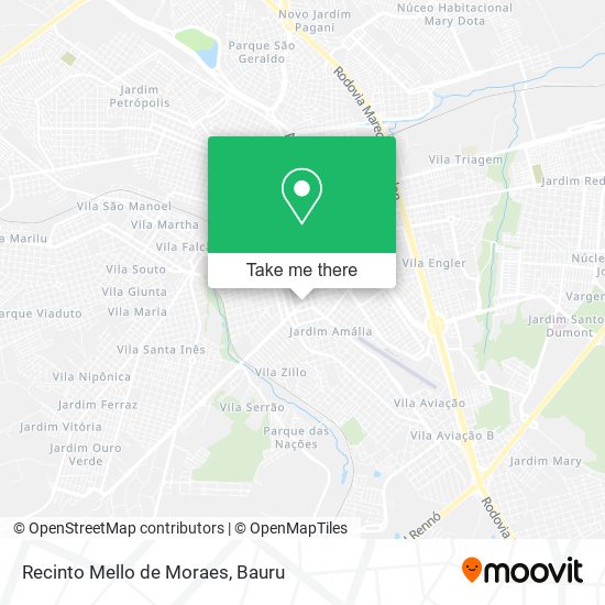 Recinto Mello de Moraes map