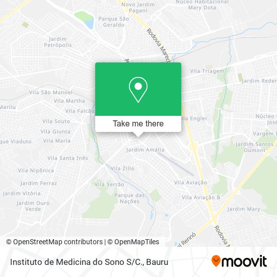 Instituto de Medicina do Sono S / C. map