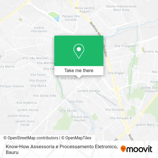 Know-How Assessoria e Processamento Eletronico map