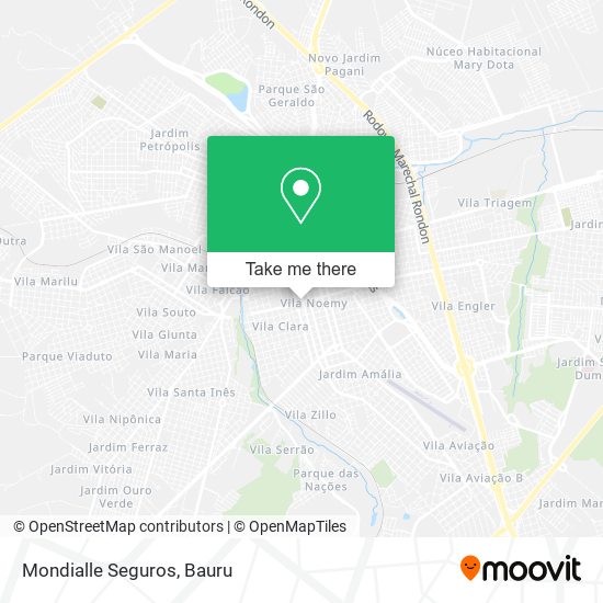 Mondialle Seguros map