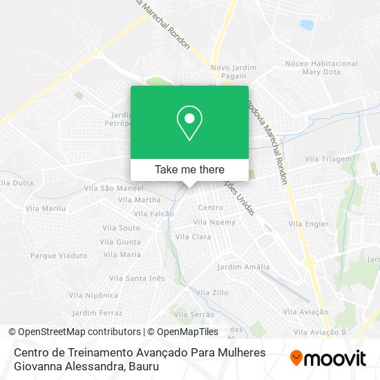 Centro de Treinamento Avançado Para Mulheres Giovanna Alessandra map