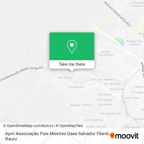 Mapa Apm Associação Pais Mestres Daee Salvador Filardi