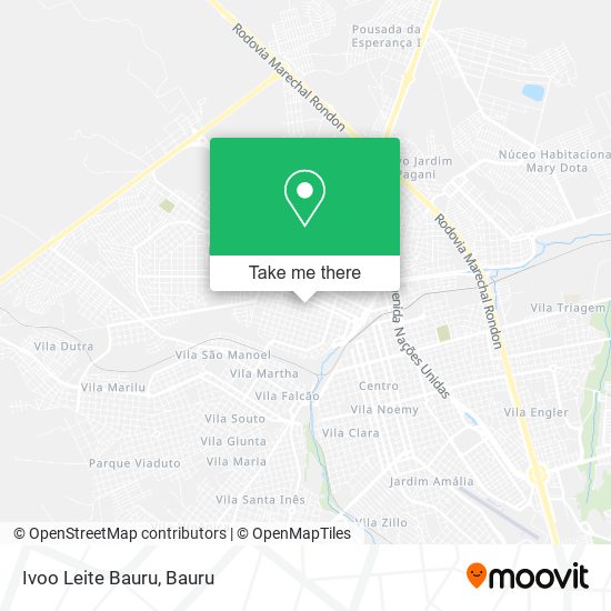 Ivoo Leite Bauru map