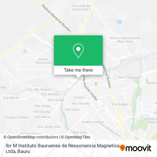 Ibr M Instituto Bauruense de Ressonancia Magnetica Ltda map