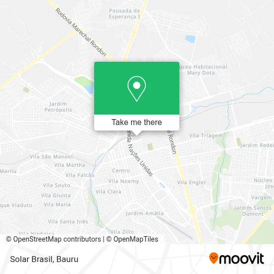 Solar Brasil map