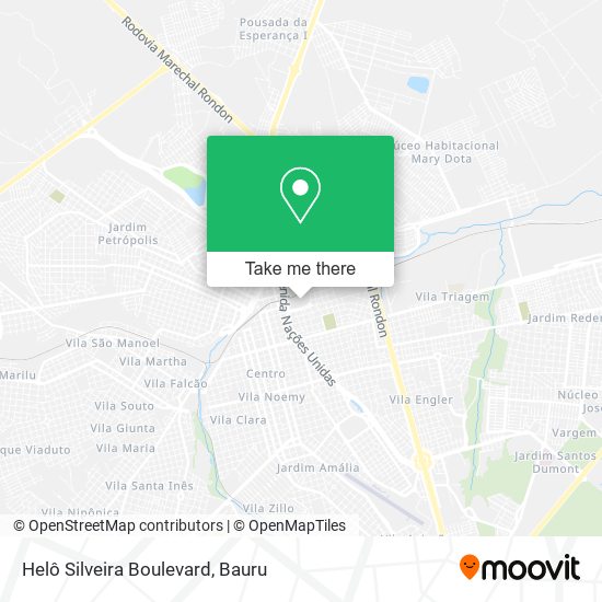 Mapa Helô Silveira Boulevard