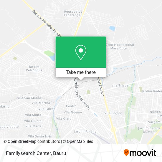 Familysearch Center map