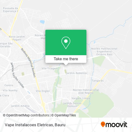 Mapa Vape Instalacoes Eletricas