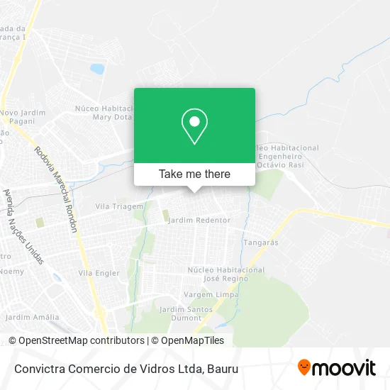 Convictra Comercio de Vidros Ltda map