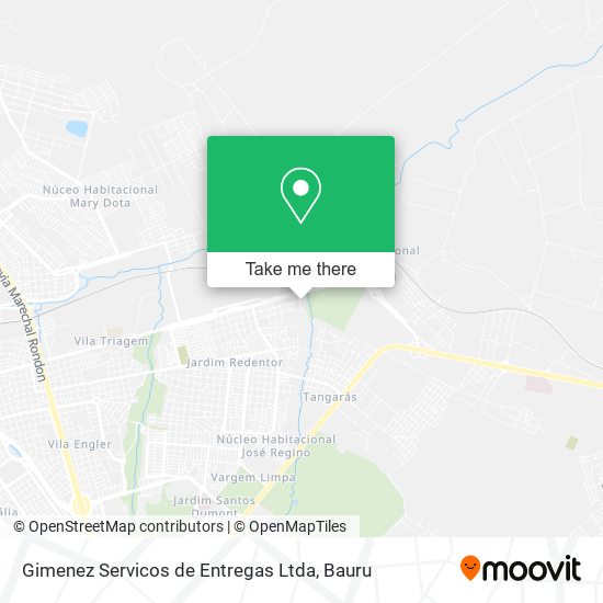 Mapa Gimenez Servicos de Entregas Ltda