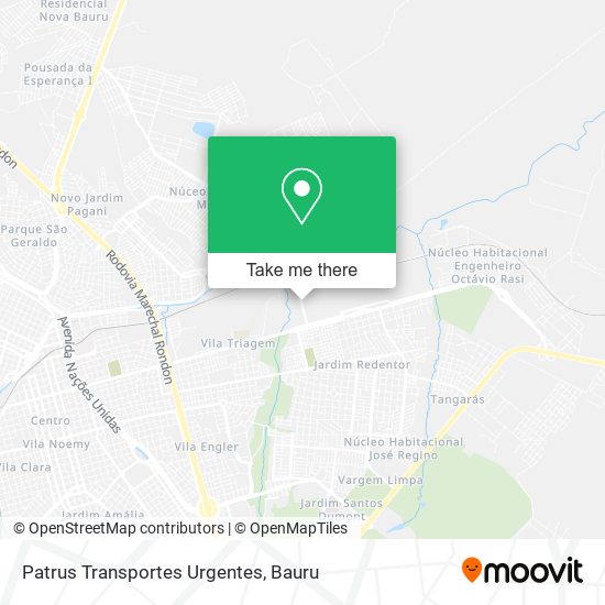 Patrus Transportes Urgentes map