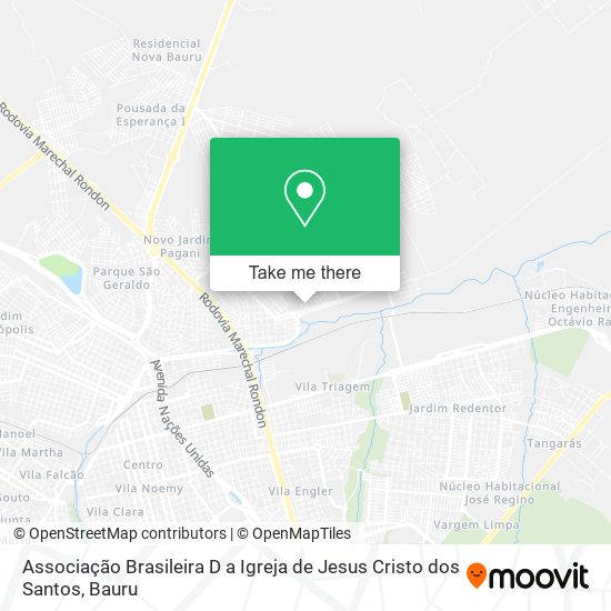 Associação Brasileira D a Igreja de Jesus Cristo dos Santos map