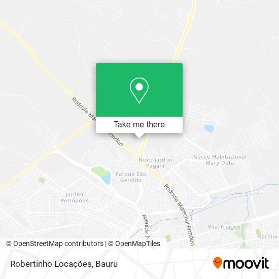 Robertinho Locações map