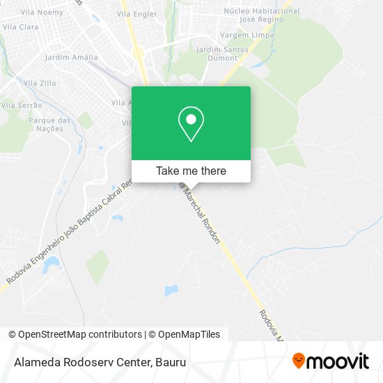 Alameda Rodoserv Center map