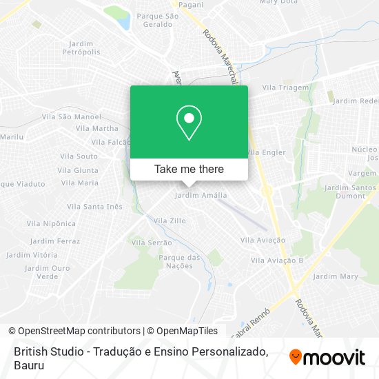 Mapa British Studio - Tradução e Ensino Personalizado