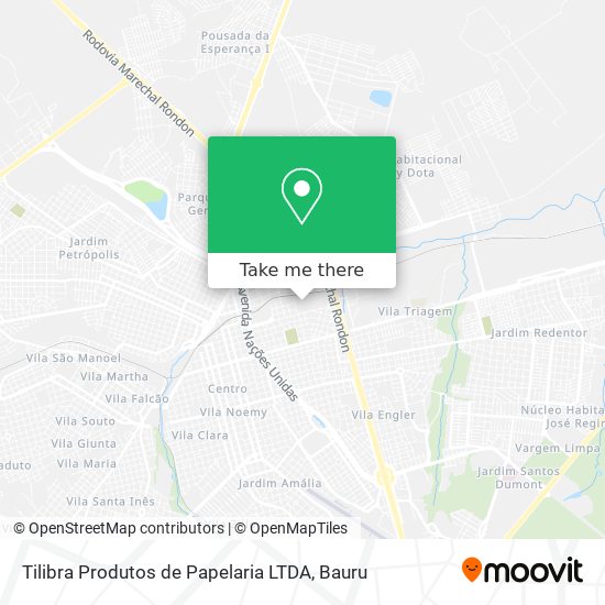 Tilibra Produtos de Papelaria LTDA map