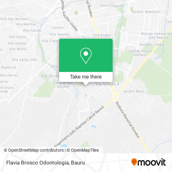Flavia Brosco Odontologia map