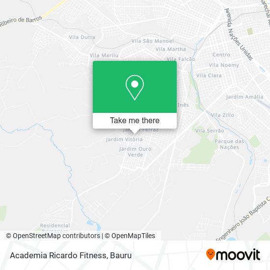 Mapa Academia Ricardo Fitness